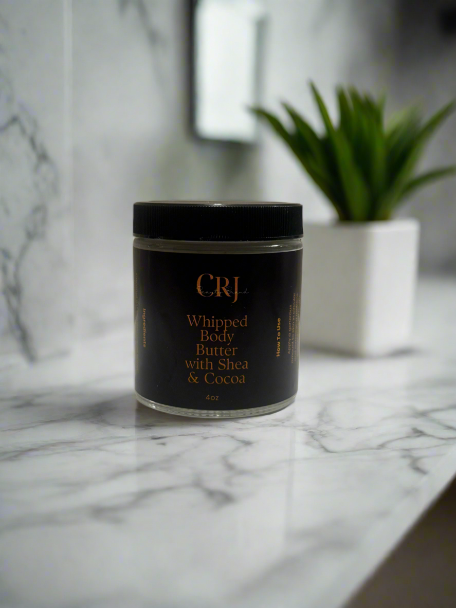 4 oz Whipped Body Butter with Shea & Cocoa