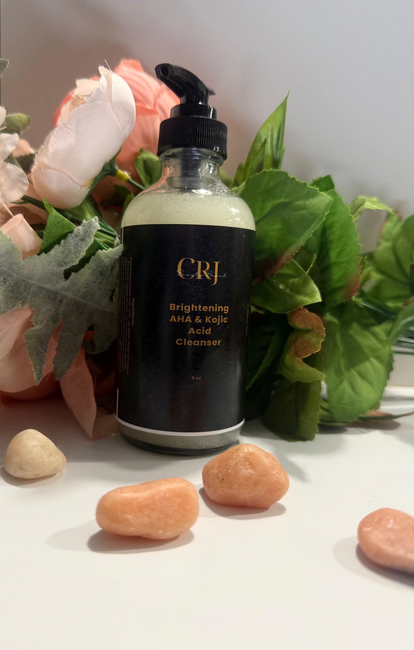 8 oz Brightening AHA & Kojic Acid Cleanser