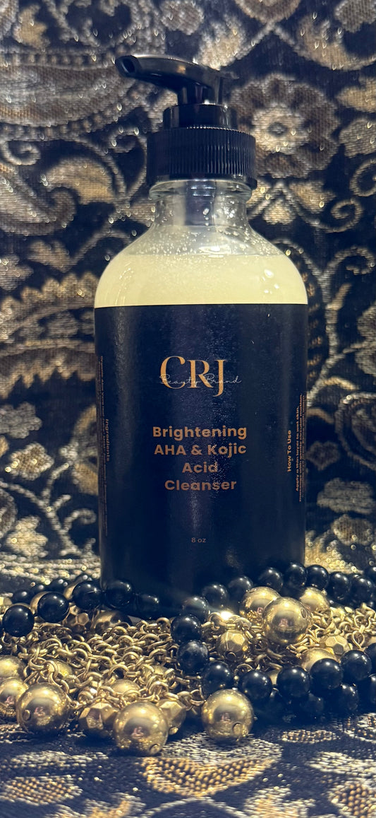 8 oz Brightening AHA & Kojic Acid Cleanser